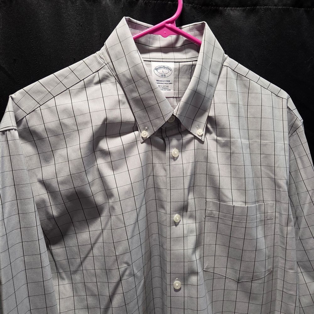 Brooks Brothers Wrinkle-Free Original Polo Sz M Academia Quiet Luxury Elite